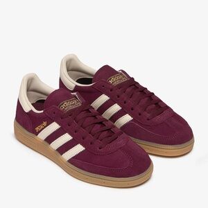 Adidas Handball Spezial Maroon Suede Sneakers